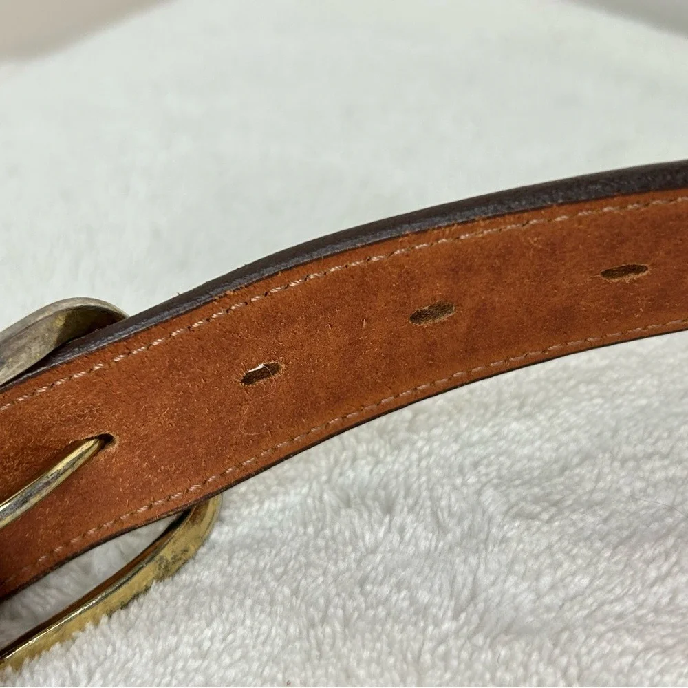 Buffalo Brown Leather Belt 46‎
